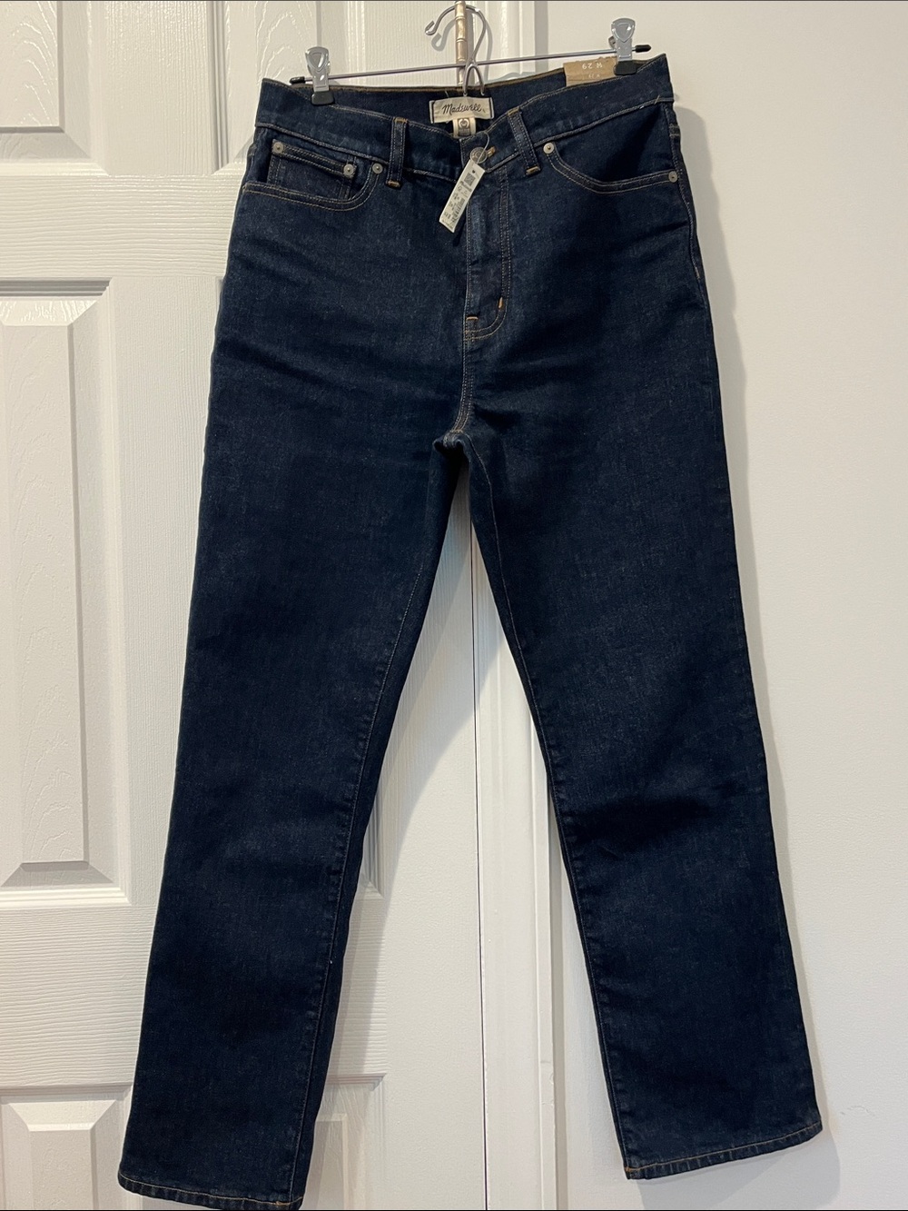 Madewell Deep Indigo Straight Jeans Size 29